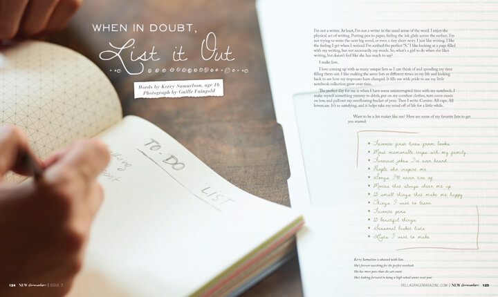 A Moment With Bella Grace New Generation Issue 3