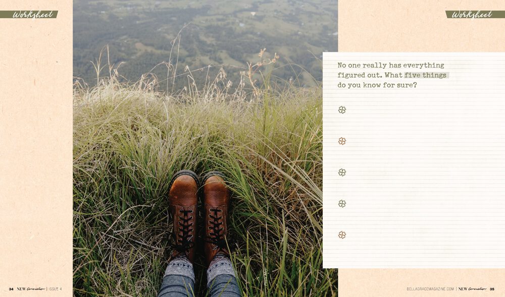 A Moment with Bella Grace New Generation Issue 4